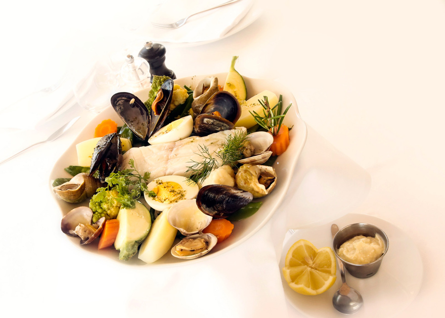 Restaurant La Perle, Cannes, poissons, fruits de mer, crustacés